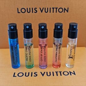 ⭐️5pc✅️ Louis Vuitton TOP UNISEX / MEN  FRAGRANCES, SAMPLE SIZES= 10ML